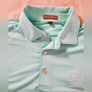 Peter Millar Aqua Polo Shirt